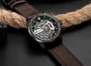 Orologio di lusso di marca CURREN Uomo Orologi sportivi militari Orologio da uomo al quarzo con data Orologio da polso in pelle casual da uomo Relogio Masculino 240117