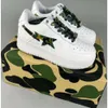 BapestasK8 Designer Sta Casual Shoes Sk8 Low Men Women Patent Leather Black White Abc Camo Camouflage Skateboarding Sports Bapely Sneakers Outdoor Shark