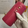 Borse per cosmetici Borsa per profumo Borsa a cilindro per fiori antichi Borse da donna con pochette Custodia da viaggio Fibbia in ottone Fodera in microfibra Portafoglio con patta in vera pelle