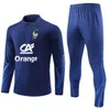 23 24 Franse heren Kids Tracksuit Football 2023 2024 Franse heren Tracksuits Top Qualitt Training Soccer Training Suit joggen