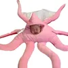 Octopus Throw Pillow Animal de peluche Lindo bebé Octopus Wearable Throw Pillow Jumbo Juguete de peluche grande Regalo de fiesta de cumpleaños para niños 240117