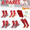 Ensemble de 6 chaussettes de sport de Football, antidérapantes, respirantes, Rugby, cyclisme, couvre-jambes, bandage cohésif, 240117