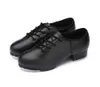 Sapatos de dança esportivos adultos crianças desempenho tap sapatos de dança sola macia sapatos de couro natural passo tênis sapatos de dança 240116