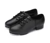 Scarpe da ballo sportive Scarpe da tip tap per bambini adulti Scarpe da tip tap con suola morbida Scarpe in pelle naturale Scarpe da ginnastica con passo Scarpe da ballo 240116