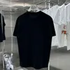 오버 사이즈 티셔츠 디자이너 티셔츠 셔츠 남성 남성 여성 패션 3D 글자 자수 둥근 목 셔츠 탑 캐주얼 느슨한 면화 티