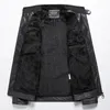 Mężczyźni Autumn Kurtka Bomber Bomber Motorcycle Motorcycle Faux Fur Płaszcz Mężczyzna Pilot Pilot Vintage czarny czerwony brązowy skórzany kurtka 240117