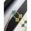 Projektant Charm Bracelets Van Four Leaf Clover Cleef Bransoletka Biżuteria Moda Klasyczna Vancharm Bracelets Bransla