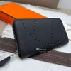 Luxury wallets card holder Designer wallet Real Leather Passport bag Multi-card Cowhide palm zipper Long Purse