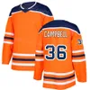 Stitch Hockey Mens Child Women 73 Vincent Desharnais Jersey 28 Connor Brown 14 Mattias Ekholm 36 Jack Campbell 99 Wayne Gretzky 89 Sam Gagner Orange White Blue