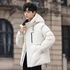 Parkas en duvet de canard blanc pour hommes, doudoune d'hiver épaisse, coupe-vent et chaude pour l'extérieur, nouvelle collection de sport