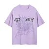 Designer SP5 mens t shirt depts Sp5der web womens tshirts graphic tee hand-painted INS splash letter round neck t-shirts clothes size S-3XL