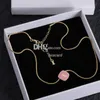 Gold Chain Designer Necklace Charm Simple Pendants Necklace With Gift Box Package Daily Jewelry