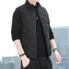 Brand Fashion Men Autumn Winter Vest Waistcoat Korean Style Man Casual Sleeveless Jacket Coats Size M5XL 240116