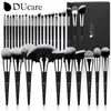 DUcare Ensemble de pinceaux de maquillage professionnels 10-32 pièces Pinceaux Kit de maquillage Fond de teint en cheveux synthétiques Fards à paupières Mélange Outils de beauté 240116