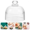 Dinnerware Sets Glass Cake Dome Round Clear Cover Protective