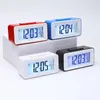 Desk Digital Clock Table Electronic Sound Control Backlight 12/24 Calendar Alarm Clock Ringtones Bedrooms Bedside Home Decor 240116