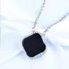 Jewelry Designer Classic Fashion 4/ Four-leaf clover Clover Flower Designer Bracelet Necklace High quality Anniversary Gift Band box 6688