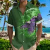 Unisex Zomer Hawaiian Shirt Mannen 3d Animal Print Shirt Mannen En Vrouwen Tijger Patroon Korte Mouw Losse Ademende Top 5xl 240117