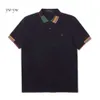 Fred Perry Mens Polo Shirts Designer T Shirt High Clothes Short Sleeve Fashion Casual Lapel Polos Fashion T-shirts Breathable Short-sleeved Top Summer 3760