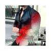 Men'S Casual Shirts Casual Cotton Linen Shirts Standing Collar Male Solid Color Long Sleeves Shirt Tops Summer Homme 220801 Drop Deli Dhy1F