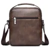 Kangaroo Luxury Brand Men's Shoulder Bag Vintage Messenger Leather Men Handbag Split Crossbody Bags For 240117