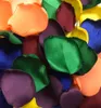 Mixed Color Petals For Weddings Punkrock Wedding Flower Girl Rose Petal 100 pieces Lot Real Image1266792