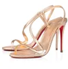 Mulheres de luxo Rosalie Sandálias Sapatos de Tiras de Salto Alto Gladiador Sandalias Festa Vestido de Casamento Famosa Marca Senhora Caminhando EU35-43 Com Caixa