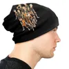 Berets Haikyuu Team Karasuno Motorhaube Hut Ski Skullies Mützen Japan Volleyball Für Männer Frauen Gestrickte Sommer Warme Dual-use-Caps