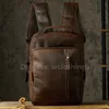 10A+ High quality bag Bags Horse Leather Backpack for Men's Travel with Cowhide Head Layer 15.6-inch Computer Handmade Crazy and Large Capacity Book