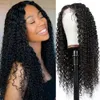 Kinky Curly Human Hair Peruki Lace Frontal 13x4 HD koronkowa peruka przednia Pre Stucked 4x4 Lace Closure Peruka Remy ludzkie włosy