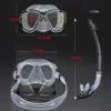 Accessori per l'immersione Maschera per lo snorkeling con lente fisica in vetro temperato Occhiali per il nuoto in silicone morbido impermeabile Occhiali per lo snorkeling con tubo completamente asciutto Se 240118