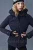 Winter MACKAGES Pufferjacke Damen Daunenjacke Professionelle Leistung Wasserdichte Ski-Serie Feder-Taillengürtel Daunenjacke Damen Dicke Krystal-Jacke ohne Pelz