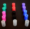 Tampa de ponta de gotejamento de plástico descartável de borracha de silicone tester pontas de gotejamento bocal ce4 ce5 capa para atomizador clearomizer e bj