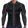 Camicia di compressione in neoprene da uomo Pantaloni dimagranti sauna Body Shaper Intimo uomo body seno uomo corsetto perdita di peso shapewear 240117