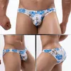 Underpants Men'S Print Briefs Bikini Gay Underwear Men Sissy Lingerie Male Cartoon Low Waist Printed Pattern