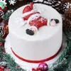 Navidad Santa Cookie Molde Molde de silicona Fondant Cake Decorating Tool Gumpaste Sugarcraft Chocolate Formas Herramientas para hornear 240117