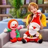 Kuklalar 60cm Noel Baba El Kuklaları Oyuncaklar Kukla Gösteri Ldren Hayvanlar Hikaye Talk Çocuklara Peluş Oyuncak Etkinlik Bebek Noel hediyesi