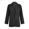 Damskie garnitury Blazers Blazer Blazer Top Elegancka sportowa letnia kurtka dopasowana kurtka do mokree Businessize Tracksuit Office Lady Bluzka Topsl240118