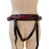 Adjustable Leather Strap-on Dildo With Harness Belt Adult Sex Toys For Men Women Couples Gay G Spot Lesbian Sex Adult Play 240117