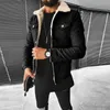 Jeansjacke Verdickt Herren Nachahmung Lammwolle Einfarbig Herbst Winter Warm Lose Bequem Modisch Street Style 240117