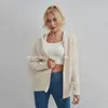 Women's Sweaters European And American Women's New Hot All-match Hat Cardigan Faux Mink Fur Fashion Zipper Sweater