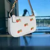 Sac de créateur de luxe, pochette à bandoulière, sac à main à rabat, petits sacs à main pour femmes, décoration de fleur de fraise