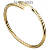 Liebe Gold Armband Nagel Designer Armreifen für Frauen Herren Edelstahl Legierung Armband Überzogen Sier Rose Schmuck Diamond0F0B 0F0B