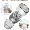 Diamond Crystal Jet Cup Masturbator Male Clip Suction Penis Trainer Adult Erotic Sex Toys 240118