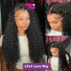 Perruque Lace Closure Wig naturelle bouclée à l'eau, cheveux naturels, Loose Deep Wave, 13x4, HD, 13x6, 5x5, sans colle, Baby Hair