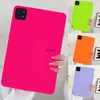 Tablet PC Cases Torby Neon Case for Pad 6 Pro 11 -calowy matowy cukierka silikonowa kolor Fluorescencja odporna na wstrząsy pokrywa tabletu dla Mi Pad 6 przypadków YQ240118