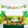 Partydekoration Dschungeltiere Wild ONE Geburtstagsbanner Babyparty Kinder Happy Supplies