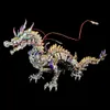 Blokken 50 cm Mechanische Worshipful Dragon Model kit DIY Assembly 3D Puzzels Grote Dragon Modellen Metal Punk (2030 + STUKS) L231223