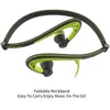 Koptelefoon HAWEEL Opvouwbaar Bedraad Hardlopen Sporthoofdtelefoon Nacht-nekband in-ear Stereo Workout-oortelefoon Ontworpen voor joggen Gym-headsets