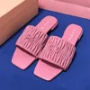 Slipper Designer Slides Women Sandals Luxury Casual slippers for Spring and Autumn Summer designer leather ladies sandals Comfort Padded Front Strap Shoe